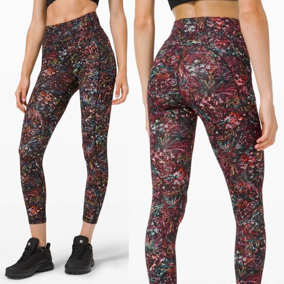 Lululemon Invigorate High-Rise Tight 25" In Foliage Overlay Multi Size 2 - Picture 1 of 10